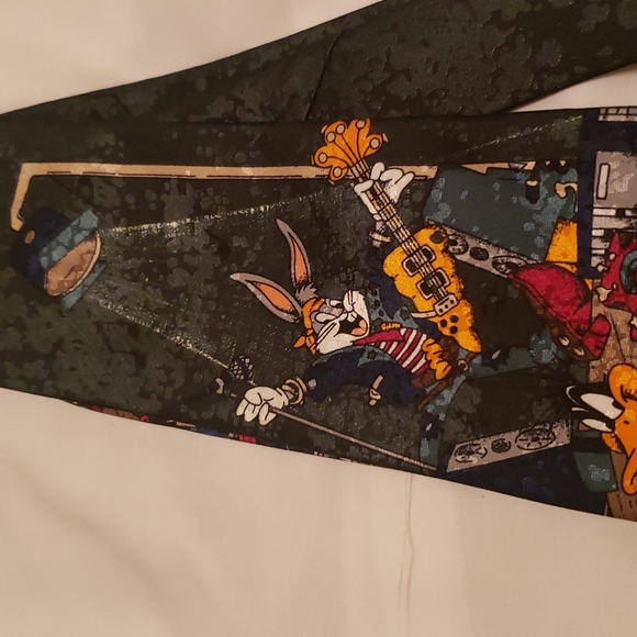 LOONEY TUNES Bugs Bunny and friends music tie - Picture 3 of 4